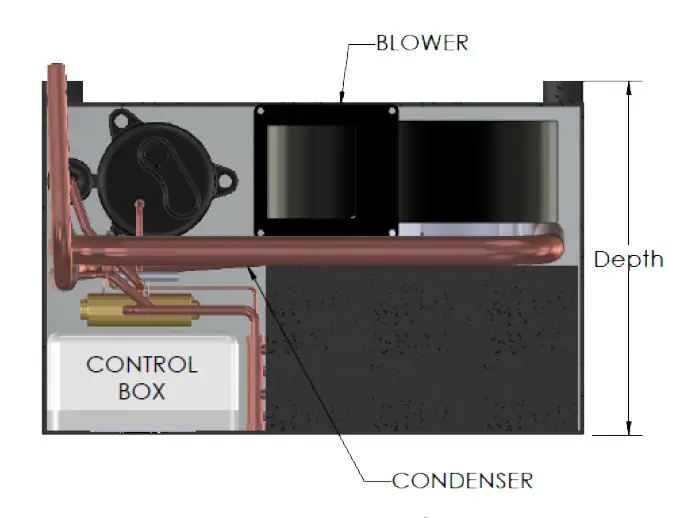 Marine Air Conditioning_Marine Refrigeration_Flow-Marine Systems_Self Contained Unit_Air Handler_Top View