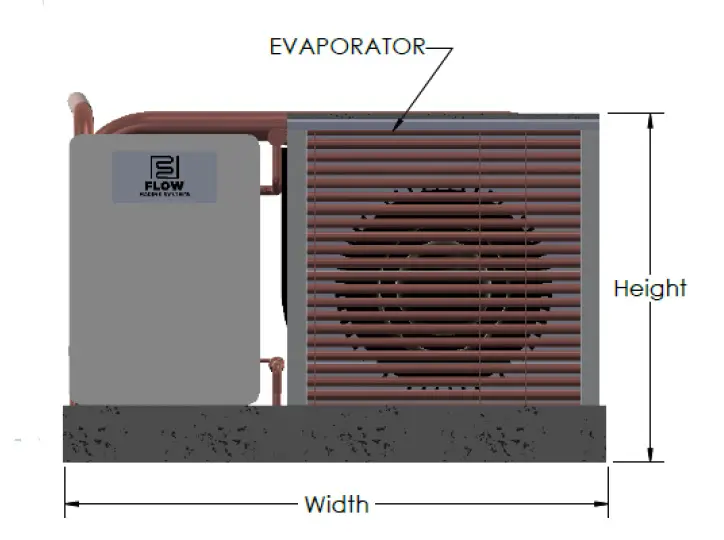 Marine Air Conditioning_Marine Refrigeration_Flow-Marine Systems_Self Contained Unit_Air Handler_Front View